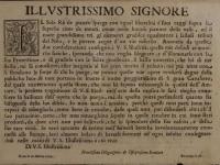 Lettera dedicatoria