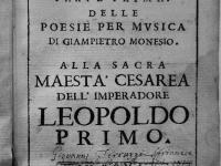 Frontespizio della Parte Prima