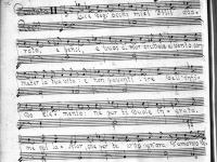 Incipit della cantata