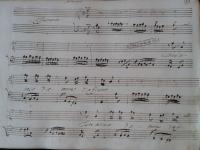 Incipit della cantata. In alto è riportato il nome di Scarlatti