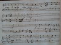 p. 94: esempio di cancellatura nella notazione del testo poetico, in corrispondenza della parola &quot;rosignuolo&quot;