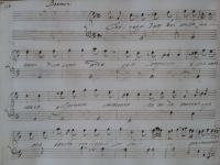 Incipit della cantata