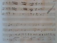 Incipit della parte cantata