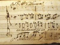 Incipit - © Roma - Biblioteca del Conservatorio S. Cecilia