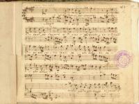 Frontespizio della cantata