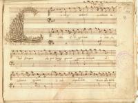 Frontespizio della cantata