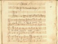 Frontespizio della cantata