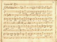 Frontespizio della cantata