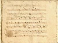 Frontespizio della cantata