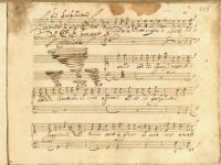 Frontespizio della cantata