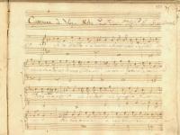 Frontespizio della cantata