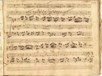 Frontespizio della cantata