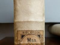 Dorso del manoscritto