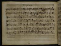 Incipit della «Sinfonia», p. 302 (olim c. 151v)